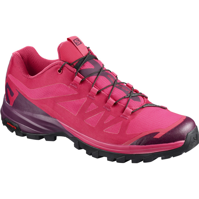 Zapatillas Trekking Salomon Mujer Rosas / Burdeos - Salomon Argentina OUTPATH W ,032164-FUI